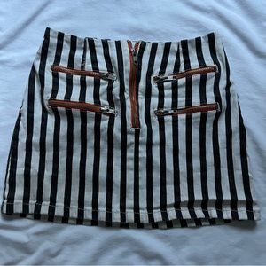 Urban Striped mini skirt